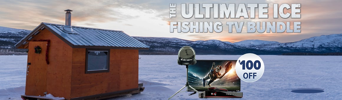 The ultimate ice fishing tv bundle