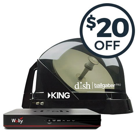 Save $20 on any KING DISH Satellite Bundle