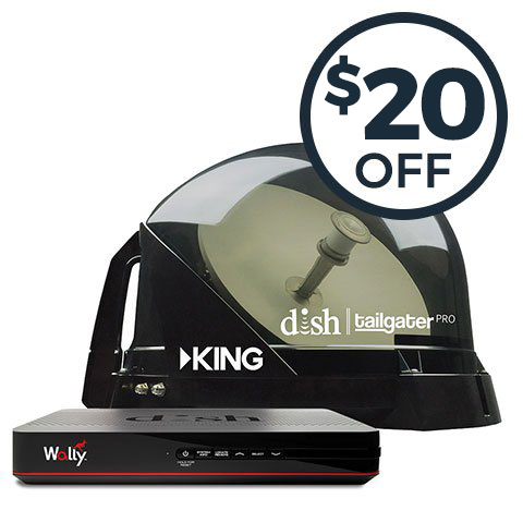 Save $20 on any KING DISH Satellite Bundle